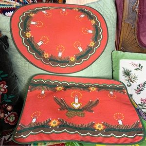 70s Christmas Linens